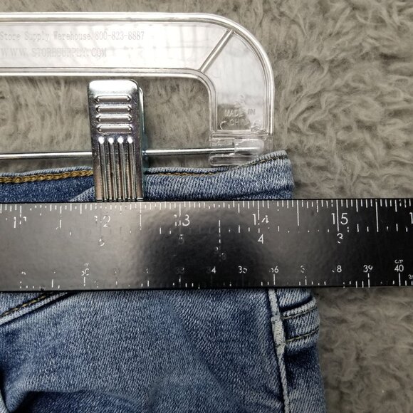 Silver Jeans Womens 31 Calley Skinny Mid Rise 25" Crop Shaping Frayed Hem *Read* - Picture 6 of 16